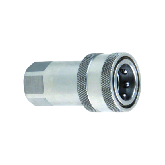 73 SERIES HYDRAULIC QUICK COUPLING ,AISI 316 ISO-7241-A, POPPET VALVE