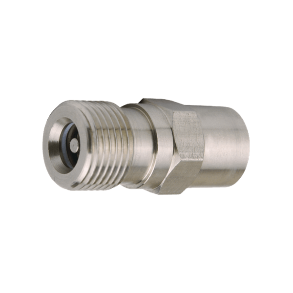 241 SERIES HIGH PRESSURE SCREW-TO-CONNECT COUPLING, AISI 316 CONNECT UNDER PRESSURE