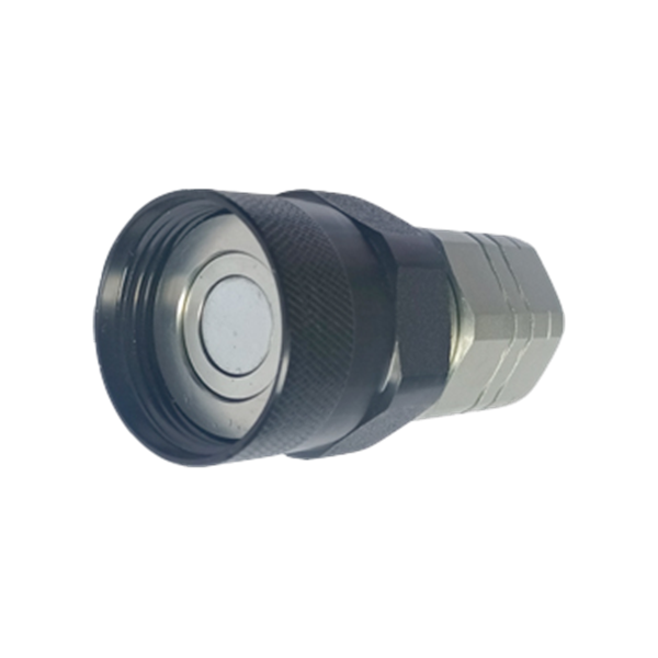297 SERIES FLAT FACE COUPLING (CARBON STEEL), ISO-16028 STANDARD, CONNECT UNDER PRESSURE FEMALE, COUPLER, THREADED COUPLING