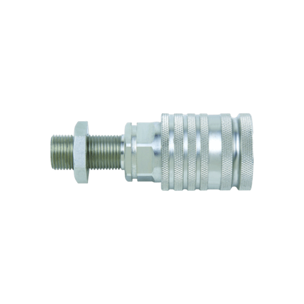 78 SERIES HYDRAULIC PUSH-PULL BULKHEAD COUPLING (CARBON STEEL) ISO-7241-A (1/2