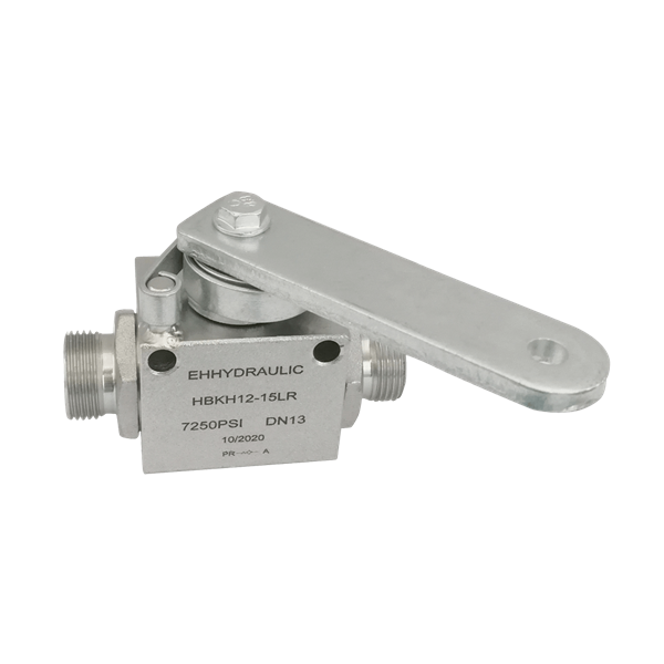 HBKH SERIES 2-WAY STROKE LIMITER BALL VALVES (CARBON STEEL)