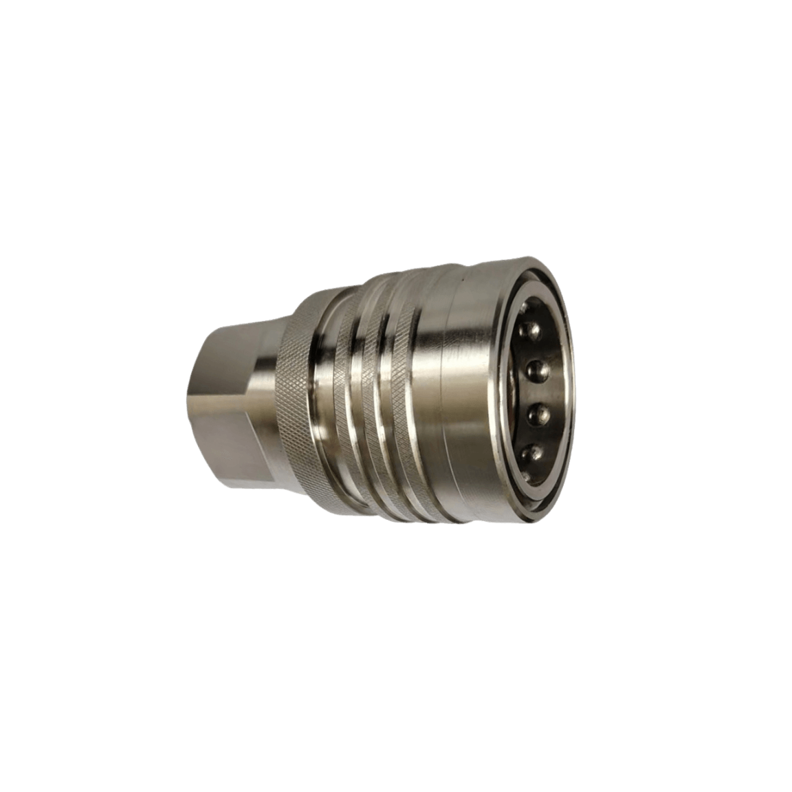 203 SERIES POPPET VALVE MANUAL LOCKING RING COUPLING, (AISI 316) 